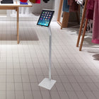 Futech - Support pour iPad au sol - 10 po x 7 po - argent-Matériau : Métal