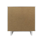 Manhattan Comfort - Table de nuit moderne Granville 45,99 cm à 2 tiroirs - Blanc - Lot de 2-Assemblage à domicile requis Tout le matériel inclus