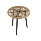 Manhattan Comfort - Ensemble moderne Benson de 3 pièces pour patio avec fauteuils à bascule - Gris - Lot de 3-10