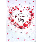 Rosedale Gold - Cartes De souhaits De La Saint-Valentin 5-1/2 po x 8 po / Enveloppes - Paquet de 6 - Couronne de Coeurs-Cartes de souhaits qualité boutique