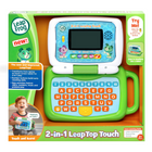 LeapFrog - Ordi-tablette p'tit genius touch -Anglais-Conçu pour les enfants de 2 à 5 ans; fonctionne avec 3 piles AA; piles incluses à des fins de démonstration seulement; des piles neuves sont recommandées pour une utilisation régulière