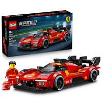 LEGO - Speed Champions Ferrari 499P-Ensemble de voiture de course Ferrari 499P en briques pour les enfants de 9 ans et plus