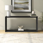 Hudson&Canal - Console Osmond 64" L - Grain noir-Nettoyer avec un chiffon doux et sec, sans produits chimiques agressifs ni produits de nettoyage abrasifs