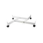 Wamaco - Kit de base quadrillée 4-WAY avec Quatre panneaux quadrillés 2 pi x 5 pi - Blanc-Durable et professionnel - Sa construction robuste en acier lui confère stabilité et longévité.