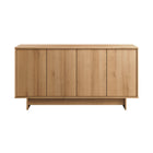 Prepac - Buffet Finnley de 61,5 po avec tablettes réglables, système de verrouillage par pression et 4 portes - Chêne naturel-Conçu Et Fabriqué Aux États-unis Et Au Canada: Les produits de mobilier Prepac sont fièrement fabriqués en Amérique du Nord pour une qualité et une fiabilité de confiance, soutenus par notre équipe de support client basée en Amérique du Nord