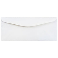 JAM Paper Enveloppes format livret à rabat commercial et fermeture gommée, 4 3/4 x 11 po, blanc, pqt/1000-Blanc