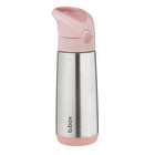 b.box - Bouteille Isotherme - 500ml - Écrasé de Rose (Blush Crush)-L’isolation à double paroi garde les boissons chaudes ou froides pendant des heures.