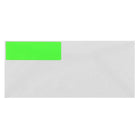 JAM Paper Étiquettes postales, 1 1/3 x 4 po, vert néon, 252/paquet-14 étiquettes par feuille