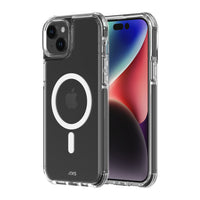 AXS - PROShield Plus étui compatible MagSafe testé contre les chutes pour Apple iPhone 15 Plus - Fumé-Coin renforçis subtils absorbent les chocs en créant un coussin d’air entre l’appareil et les surfaces