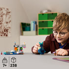 LEGO - Minecraft La Rencontre avec le Gardien, Produit de Jeu Vidéo à Collectionner-Minecraft devient réalité - Les ensembles LEGO Minecraft offrent aux enfants une autre façon de profiter de ce jeu populaire avec des créatures, des scènes et des caractéristiques qui prennent vie grâce à la créativité pratique des briques LEGO