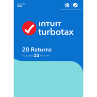 Intuit - TurboImpôt 2024 - 20 déclarations - Anglais - Windows [Téléchargement]-Conçu pour les familles plus grandes et celles avec plusieurs déclarations de revenus