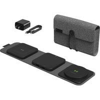 mophie - Snap+ Chargeur de voyage multi-appareils - Noir-Le chargeur de voyage multi-appareils snap+ a tout ce dont vous avez besoin pour recharger en déplacement