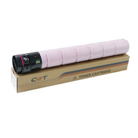 CET - Konica Minolta Bizhub C454/554/454e/554e TN-512M Cartouche de toner - Rendement Standard - Magenta-Couleur: Magenta