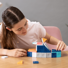 Connetix - PRO Ensemble Constructeur, Contenant 70 Pièces-Les tuiles PRO sont assemblées mécaniquement par friction avec un scellant de qualité industrielle et une soudure ultrasonique, et fabriquées en plastique ABS non toxique, sans BPA ni phtalates, assurant des tuiles solides et sécuritaires