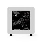 Kanto - Subwoofer de 8 po amplifié et scellé, 300 W - Blanc mat-Réponse de fréquence 35 Hz - 175 kHz