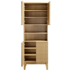 Modway - Render Grand Armoire de rangement de salle de bain in Chêne-9