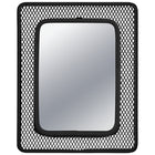 Locker Gear - Miroir magnétique en maille pour casier - Noir-Design élégant et fonctionnel - une maille moderne pour plus de style et de solidité