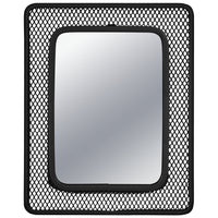 Locker Gear - Miroir magnétique en maille pour casier - Noir-Design élégant et fonctionnel - une maille moderne pour plus de style et de solidité