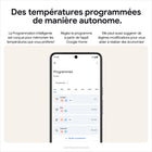 Google - Nest Learning Thermostat (4th gen) avec capteur de température Nest (2e génération) - Noir Volcanique Lustré-La fonctionnalité Alimentation partagée sur le Nest Learning Thermostat (4ᵉ gén.) permet à ce dernier d'obtenir une alimentation suffisante à partir du câblage existant de votre thermostat. Il n'est donc pas nécessaire d'installer un fil C dans la plupart des maisons