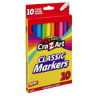 Cra-Z-Art - Marqueurs Fineline non lavables - Paquet de 10-Les marqueurs Cra-Z-Art sont dotés de capuchons hermétiques pour une durée de vie prolongée et l'éclat des couleurs. Nos marqueurs sont durables , l'encre sèche rapidement pour éviter les bavures et conserver son éclat durablement
