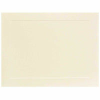 JAM Paper - Cartes de correspondance plates vierges - format A2 - 4 1/4 po x 5,5 po - panneau ivoire - paquet de 100-Couleur : cartes de notes vierges avec panneau ivoire.