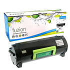 fuzion - Lexmark 60F1X00 Cartouche de toner remanufacturée - Extra Haut Rendement - Noir-Noir