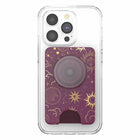 PopSockets - PopWallet+ pour MagSafe avec adaptateur Celestial Mauve-Permet une utilisation mains libres avec les PopMounts. Compatible avec tous les supports actuellement disponibles.