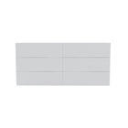 Nexera - Commode James Nexera James à 6 Tiroirs-Fabriqué au Canada 