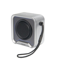 Edifier - Haut-parleur portable Ambient Light BT, étanche et antipoussière IP67, avec basses profondes et microphone intégré – Argent-Équipée d’un haut-parleur large bande de Φ43 mm avec aimants en néodyme et d’un radiateur passif de Φ55 mm, la QS20 est alimentée par un amplificateur en classe D à haute efficacité. Elle délivre 6 W RMS de son dynamique avec des basses percutantes — une puissance étonnante pour son format