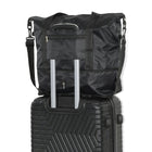 Nicci - Sac extensible Travel Weekender Duffel - Noir -Fermetures à pression latérales