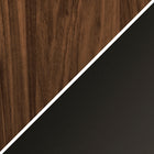 Hudson&Canal - Meuble TV Whitman pour téléviseurs jusqu'à 75 pouces - Noyer satiné/grain noir-8