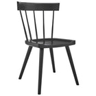 Modway - Sutter Fauteuil d’appoint de salle à manger - Noir-Chaise à manger moderne de ferme