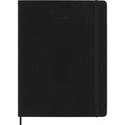 Moleskine - 2025 Agenda hebdomadaire extra large à couverture souple - 7.5" x 10" - Noir-Couverture Rigide Ou Souple, Disponible Dans Divers Coloris