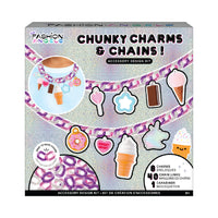 Fashion Angels - So Sweet! Breloques et Chaînes Chunky-CRÉEZ DES BIJOUX AUDACIEUX ET TENDANCE – Réalisez vos propres colliers et bracelets chunky avec des charms colourés et des chaînes épaisses