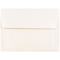  JAM Paper Enveloppes d'invitation métalliques A6 - 4,75 x 6,5 po - Stardream Opal - paquet de 25-Couleur: Opale