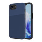 AXS - PROTech Plus étui mince anti-choc avec double couches pour Apple iPhone SE - Bleu Astral-Résistant aux chutes jusqu’a 10 pieds