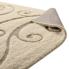 Modway - Jubilant Pousse à la Vigne Défilante Tapis de comédie 8 pi l x 10 pi L - Crème et beige-Non détaché / Tissé à la machine