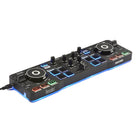 Hercules - DJControl Starlight Portable USB DJ Contrôleur-Carte son intégrée pour préécouter les écouteurs et les sorties des haut-parleurs
