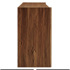 Modway - Emric Wave 66" 4 portes Buffet - Noyer-Assemblée requise