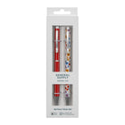 General Supply Goods + Co - Stylos Gel Torsadés - Motif Fleur Rose - Paquet de 2-Stylos gel à torsion avec encre noire