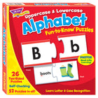 Puzzles amusants à connaître sur l'alphabet majuscule et minuscule TREND -Développez la reconnaissance de l'alphabet en faisant correspondre des lettres et des photos. Prend en charge les normes d'apprentissage précoce.
