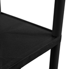 Luxor - Chariot utilitaire multimédia à trois plateaux plats de 34" H avec bloc d'alimentation Luxor ENDURA AV - 24" L x 18" P - noir-La capacité électrique intégrée ajoute un accès à l'alimentation pour soutenir les présentations en direct et les besoins des postes de travail mobiles