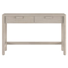 Hudson&Canal - Bureau Fern 48 po - Aulne blanc-Fabriqué à partir de matériaux MDF robustes dans une finition blanche en aulne fabriquée à la main