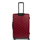 Swiss Mobility - Ensemble de 3 valise rigide ABS - Rouge-Intérieur doublé emblématique avec panneau de séparation, poches pratiques et sangles de serrage pour garder le contenu organisé et en place.
