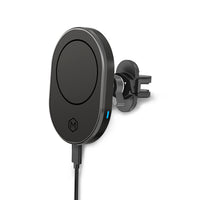 Mighty Mount - Support de chargeur sans fil MagSafe 15 W - Base d'aération-Compatibilité MagSafe : ajustement parfait pour les séries iPhone 15, 14, 13 et 12 – le dernier mérite le meilleur