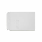 LUX - Enveloppes à fenêtre à bout ouvert, 9 x 12 po, lin blanc, 50/boîte (1590-WLI-50)-Les enveloppes à fenêtre à bout ouvert de 9 x 12 po sont idéales pour envoyer des documents, des catalogues, du publipostage, du matériel promotionnel et des brochures