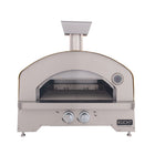 Kucht - Four à pizza portatif au propane pour l’extérieur Napoli - Jaune-Boutons de contrôle manuels de haute qualité