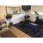 Edgewood - Tuile à Emboîtement Voyager Résidentiel Fitness à Domicile, Absorbe Les Chocs Et Les Sons - 24 po l x 24 po L x 1/4 po P - Ciel Bleu-Style de surface lisse à haute traction