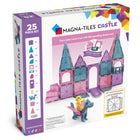 Magna-Tiles - Ensemble de construction magnétique Castle de 25 pièces-Qualité Supérieure: Les pièces MAGNA-TILES sont fabriquées à partir de plastique MABS de qualité alimentaire, non toxique, exempt de BPA, de phtalates et de latex. Nos aimants sont sélectionnés avec les enfants à l’esprit, leur permettant de séparer facilement les tuiles pour construire en toute sécurité et sans frustration.