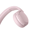Sony - WHCH520 Casque sans fil avec microphone - Rose-Appels mains libres d’une clarté exceptionnelle avec micro intégré. 